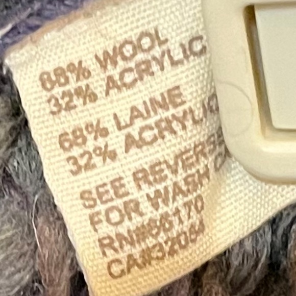 Free People 3/4 length sweater. Size M. Blue/Purple/Hunter Green accents. - Picture 7 of 11